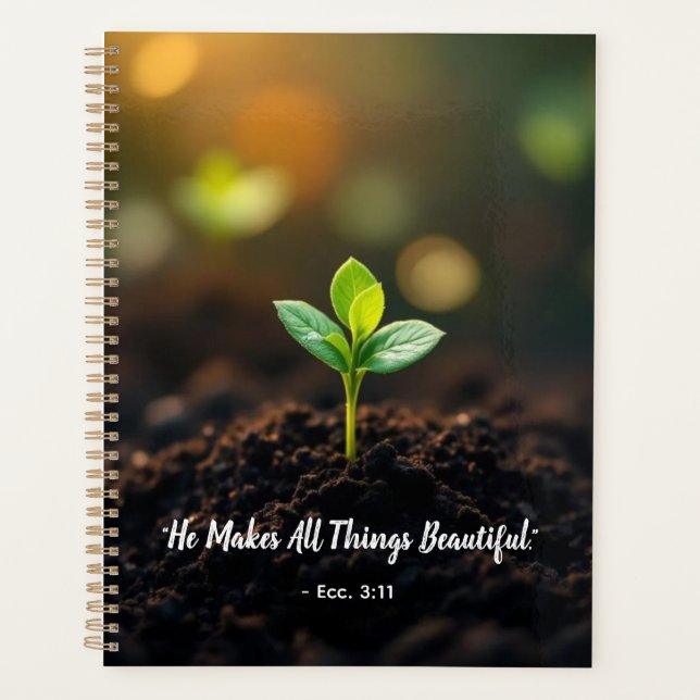 New Beginnings Growth - Seedling in Good S Planner (Front)