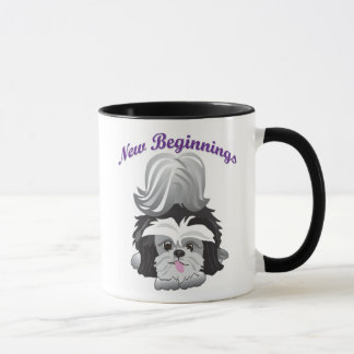 New Beginnings Happy Endings Mug