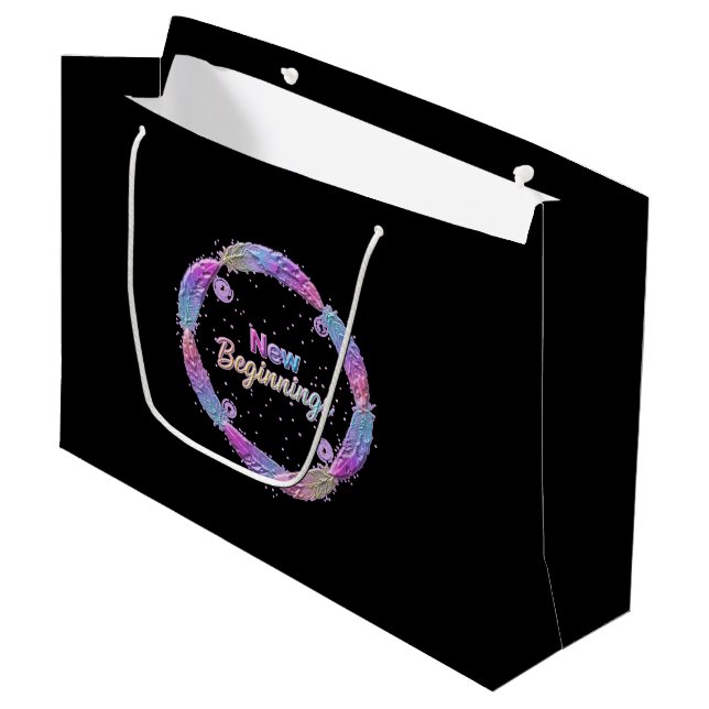 New Beginnings / New Beginnings 2027 Large Gift Bag (Front Angled)
