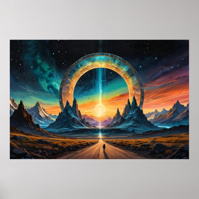 New Beginnings: Step Through a Stargate Poster (Front)