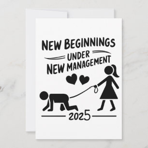 New Beginnings Under New Managment 2025 Holiday Card