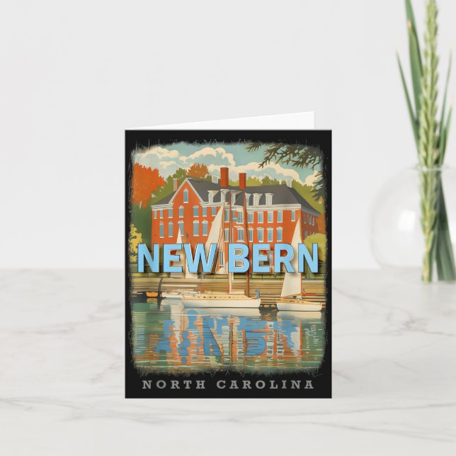 New Bern North Carolina Nc Historic Charm Sd515  Card (Front)