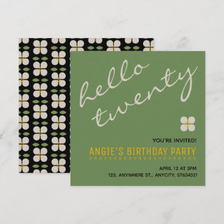 New Birthday Party Invitation | Custom Card
