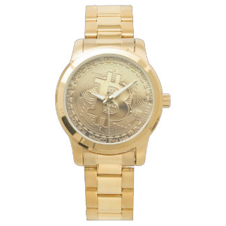 NEW Bitcoin 13.88 Tilt Gold Watch