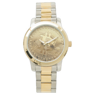 NEW Bitcoin 13.88 Tilt Two Tone Gold SS Watch