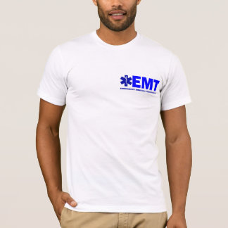 New Blue-lettered EMT duty-style shirt
