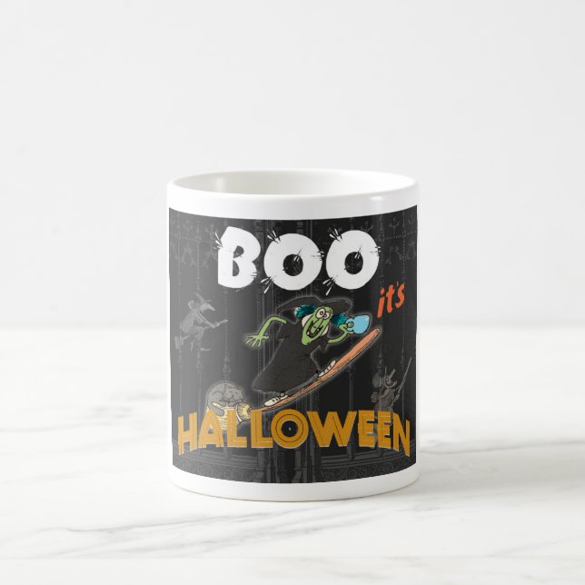 NEW---BOO! it's HALLOWEEN! Coffee Mug (Center)