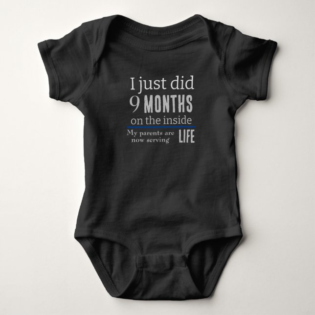New Born Baby Bodysuit (Front)
