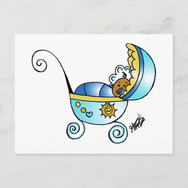 new born baby postcard (Front)