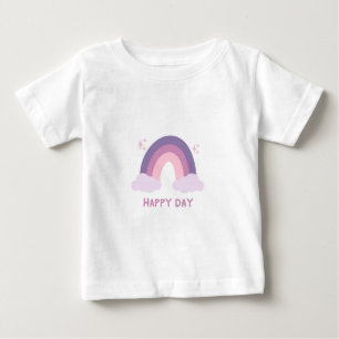 new born baby sweet rainbow happy days desiT-Shirt T-Shirt