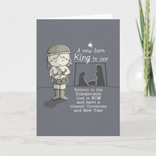 New Born King Card