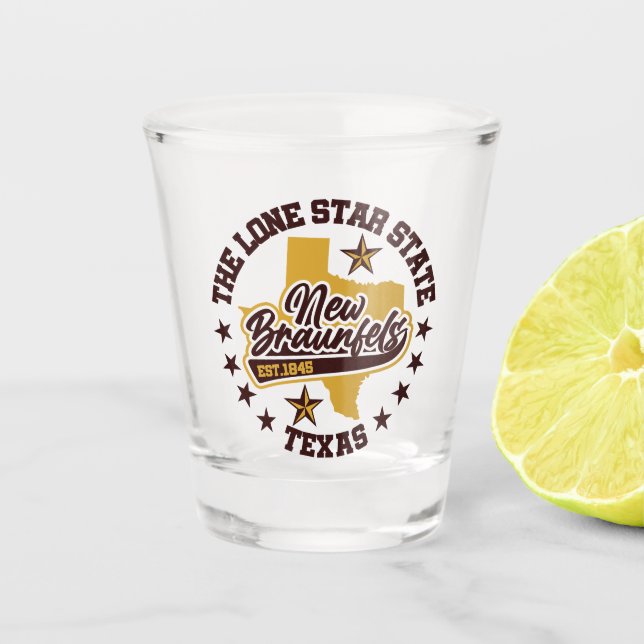 New Braunfels,Texas Shot Glass (Front)