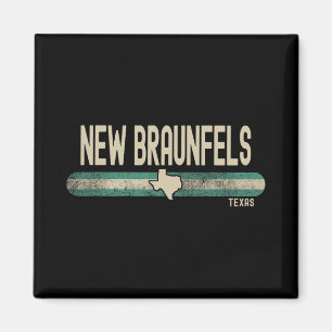 New Braunfels Tx Texas Travel & 80s Style Magnet