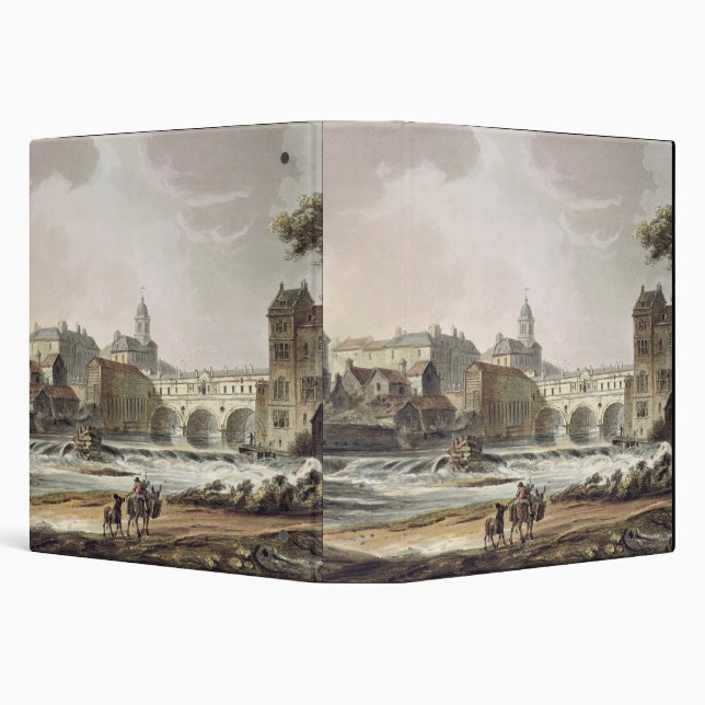 New Bridge, from 'Bath Illustrated by a Series of Binder (Background)