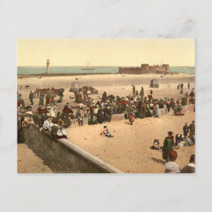 New Brighton Beach, Liverpool, Merseyside, England Postcard