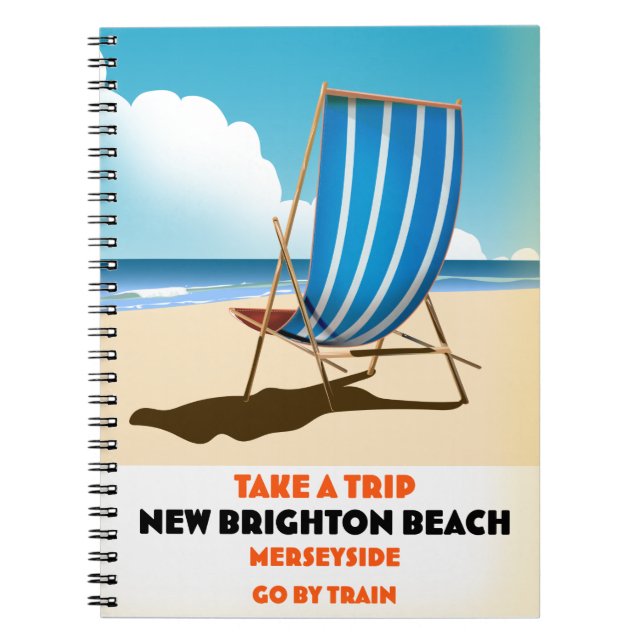 New Brighton Beach Merseyside Notebook (Front)