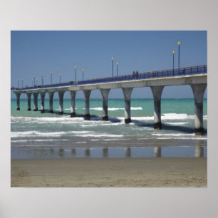 New Brighton Pier, Christchurch Poster