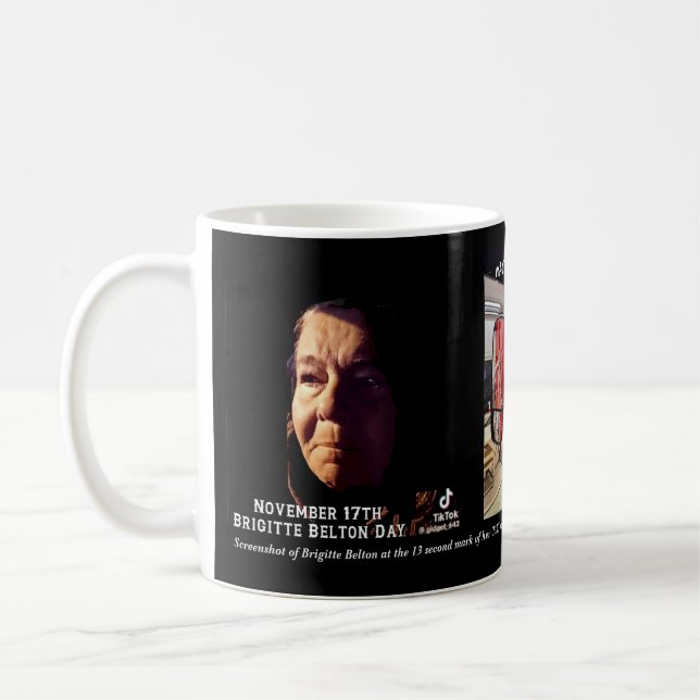 NEW Brigitte Belton Day by RoseWrites Mug (Left)