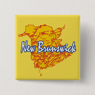 New Brunswick 2 Inch Square Button
