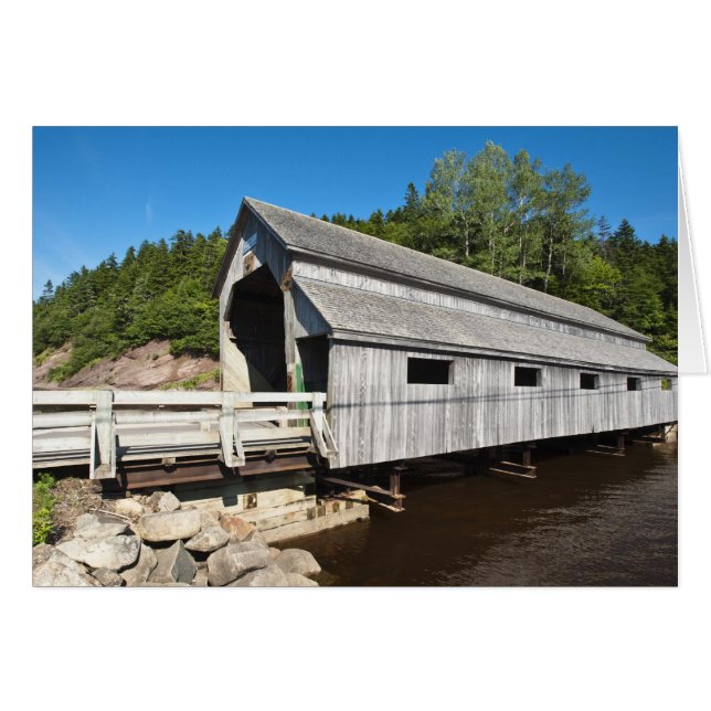 New Brunswick, Canada. Irish River covered (Front Horizontal)