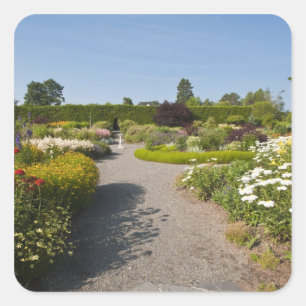 New Brunswick, Canada. Kingsbrae Garden in St. Square Sticker