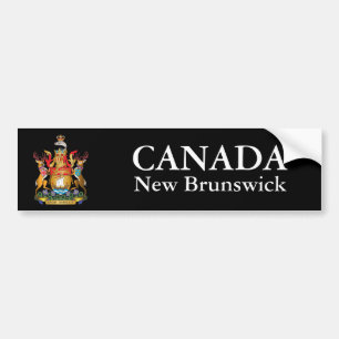 New Brunswick coat of arms Bumper Sticker