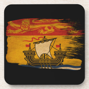 New Brunswick Flag Coaster