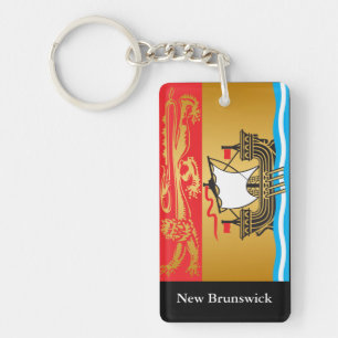 New Brunswick flag Keychain