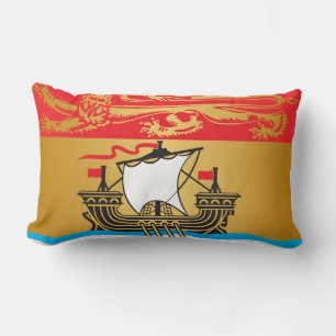 New Brunswick flag Lumbar Pillow