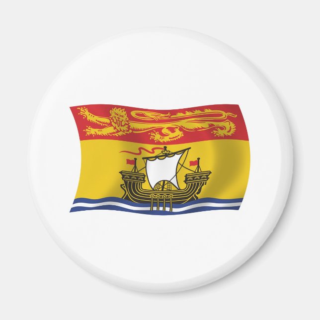 New Brunswick Flag Magnet (Front)