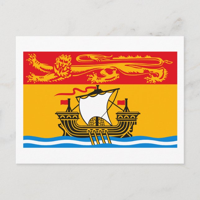New Brunswick Flag Postcard (Front)