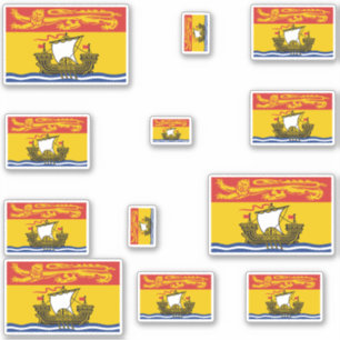 New Brunswick Flags Graphic