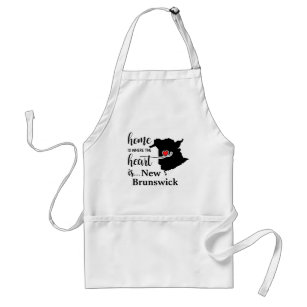 New Brunswick Home is Where the Heart is Standard Apron
