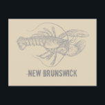 New Brunswick Lobster Postcard<br><div class="desc">New Brunswick Lobster</div>