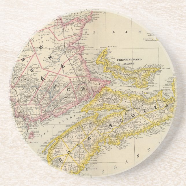 New Brunswick, Nova Scotia Coaster (Front)