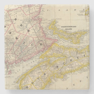 New Brunswick, Nova Scotia Stone Coaster