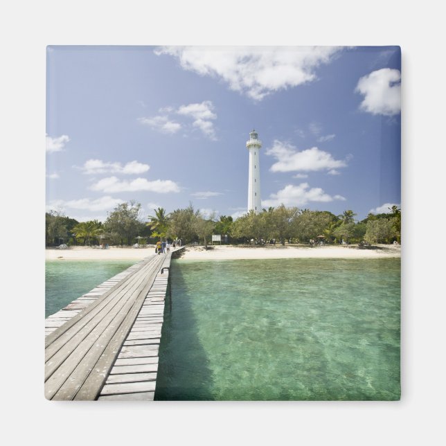 New Caledonia, Amedee Islet. Amedee Islet Pier. Magnet (Front)