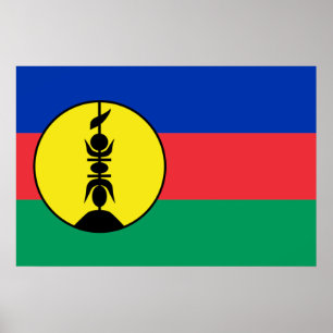 New Caledonia, Democratic Republic of the Congo Poster