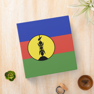 New Caledonia flag Binder