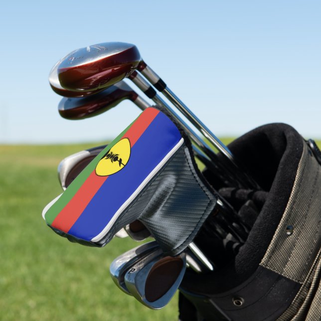 New Caledonia flag Golf Head Cover (In Situ)
