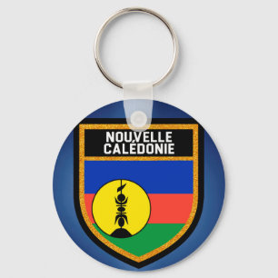 New Caledonia Flag Keychain