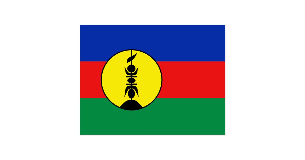 New Caledonia Flag Postcard | Zazzle.ca