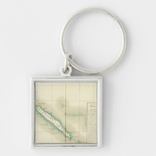 New Caledonia Oceania no 46 Keychain