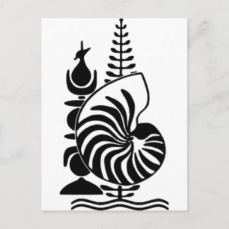 New Caledonia Official Coat Of Arms Heraldry Postcard