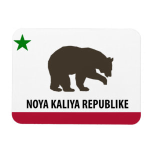 New California Republic Flag Magnet