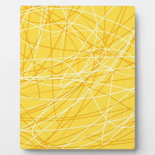 New canary yellow pattern trend 2014 accessories plaque (Front)