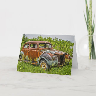 New car for your birthday! card