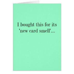 'New Card Smell'