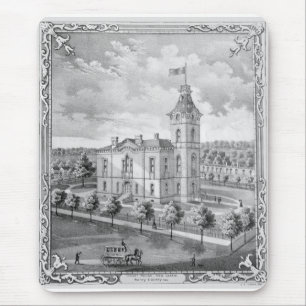 New Castle Court House 1875 Mouse Pad