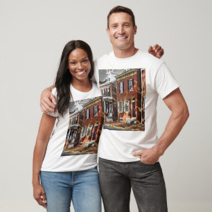 New Castle DE - Row of Townhouses T-Shirt